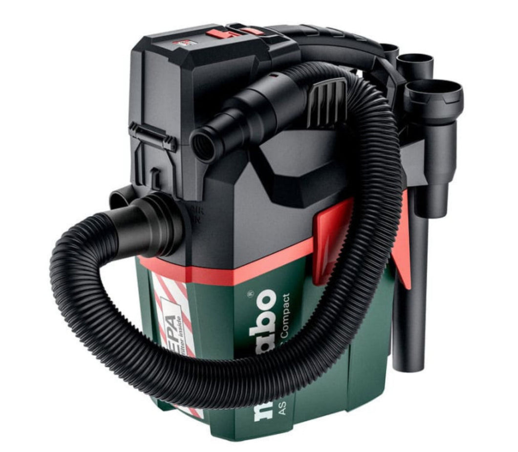 Aspirapolvere compatto 18V 6L (Solo prodotto) AS 18 HEPA PC COMPACT - METABO 602029850