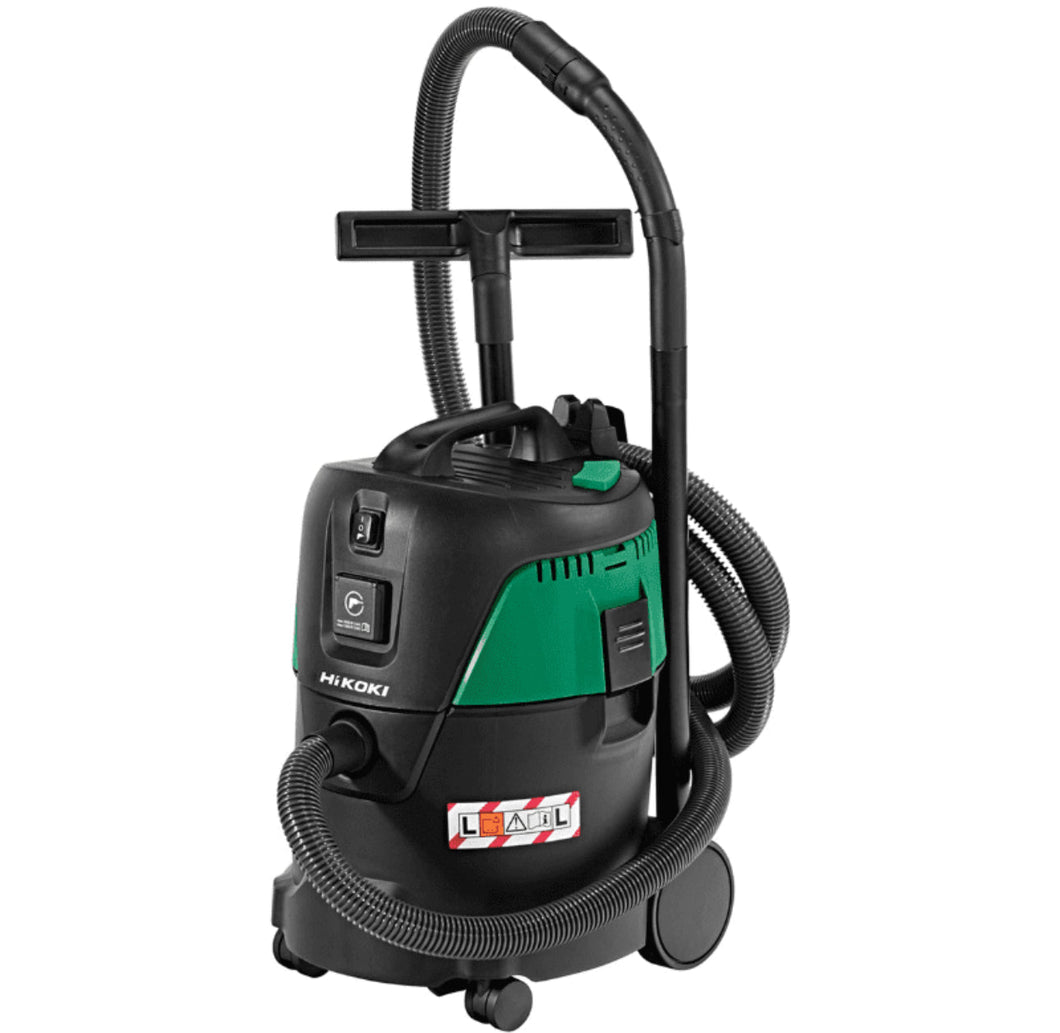 Aspirapolvere da cantiere 1000W acqua e polvere 25L Classe L - HIKOKI RP250YDLWAZ