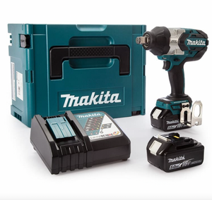 Avvitatore ad impulsi 18V LXT 1050Nm 3/4" (2x5,0 Ah) in MAKPAC - MAKITA DTW1001RTJ