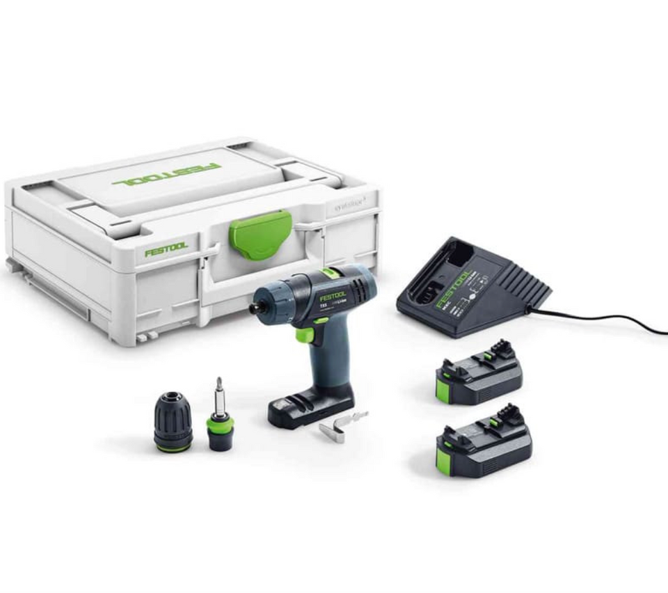 Trapano avvitatore TXS-Plus (2x2,6 Ah) in valigetta Systainer - FESTOOL 576101