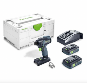 Avvitatore a percussione a batteria TID 18 HPC 4.0 I-Plus (2x4,0 Ah) - FESTOOL 576482